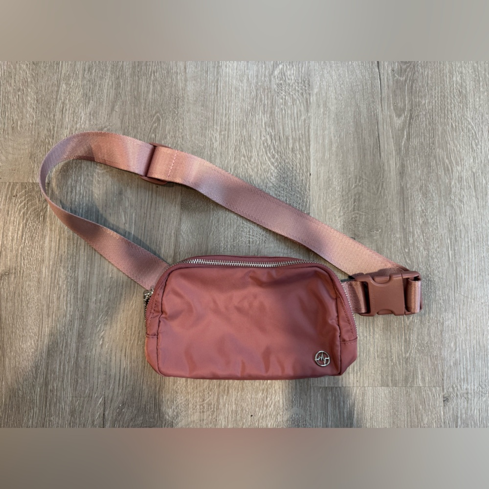 Pink Crossbody Belt Bag